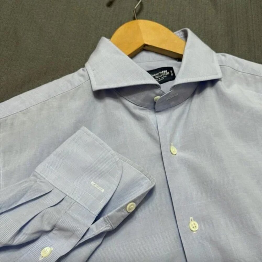 Kamakura Japan Makers Shirt Mens Button Down 15.5 39 Slim New York Fit 225